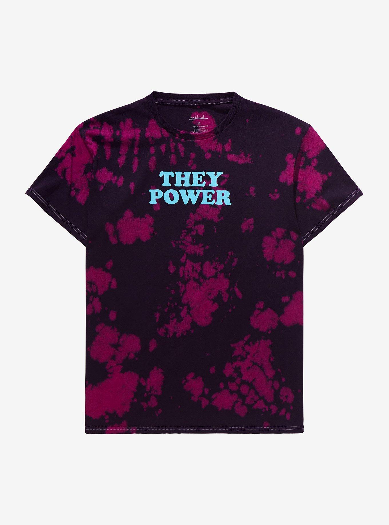 Phluid They Power Purple Wash T-Shirt, MULTI, hi-res