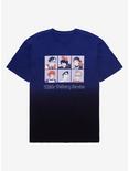 Studio Ghibli Kiki’s Delivery Service Character Grid Dip-Dye T-shirt - BoxLunch Exclusive, NAVY, hi-res