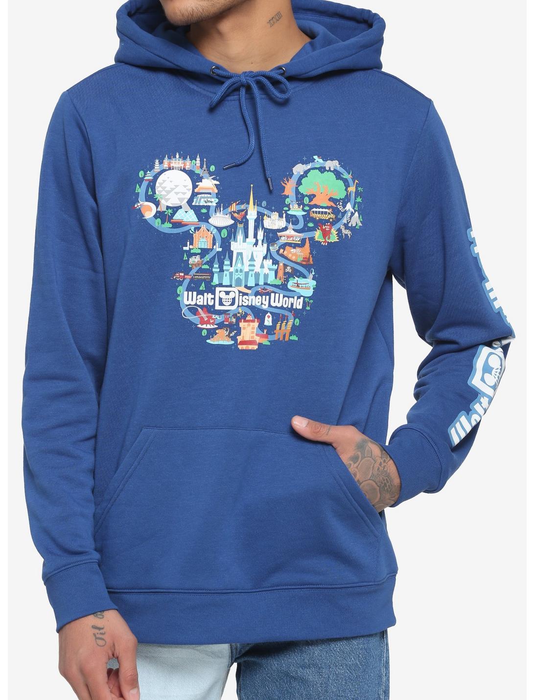 Our Universe Walt Disney World 50th Anniversary Attractions Hoodie, MULTI, hi-res