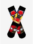 Marvel Spider-Man Panel Crew Socks, , hi-res