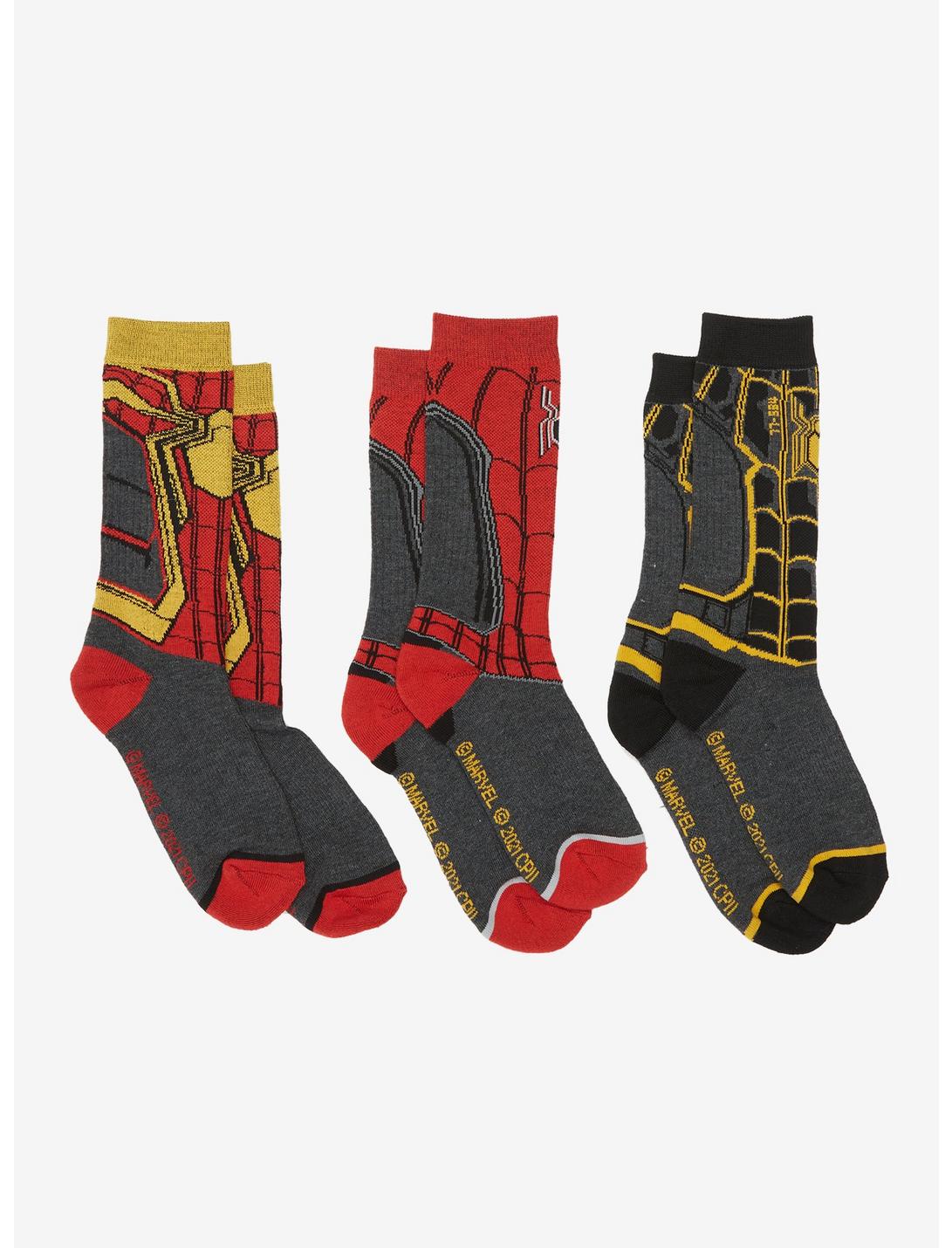 Marvel Spider-Man Hero Uniform Crew Sock 3 Pair, , hi-res