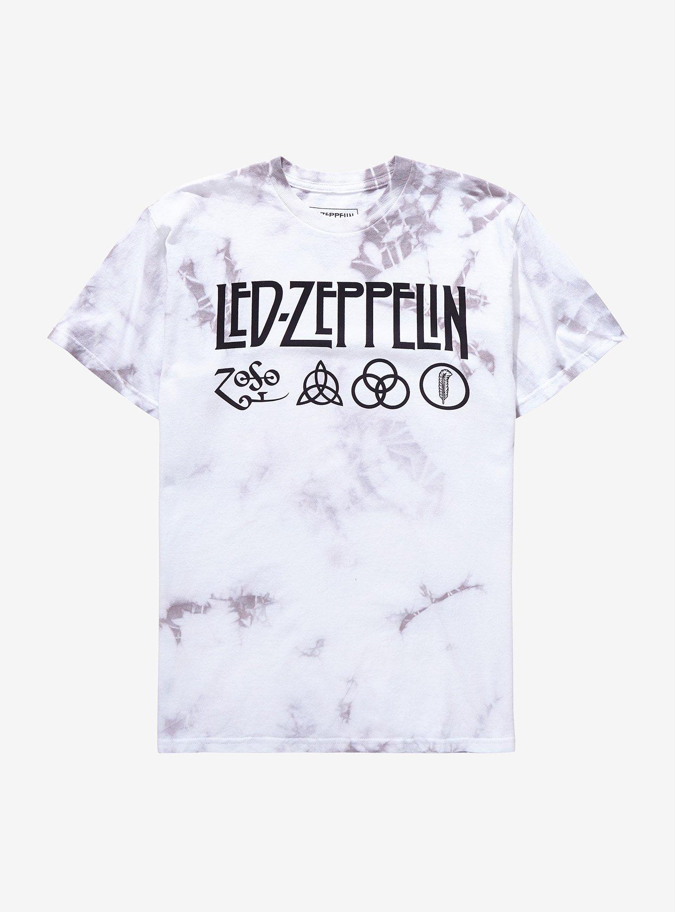 Led zeppelin t 2025 shirt tie dye