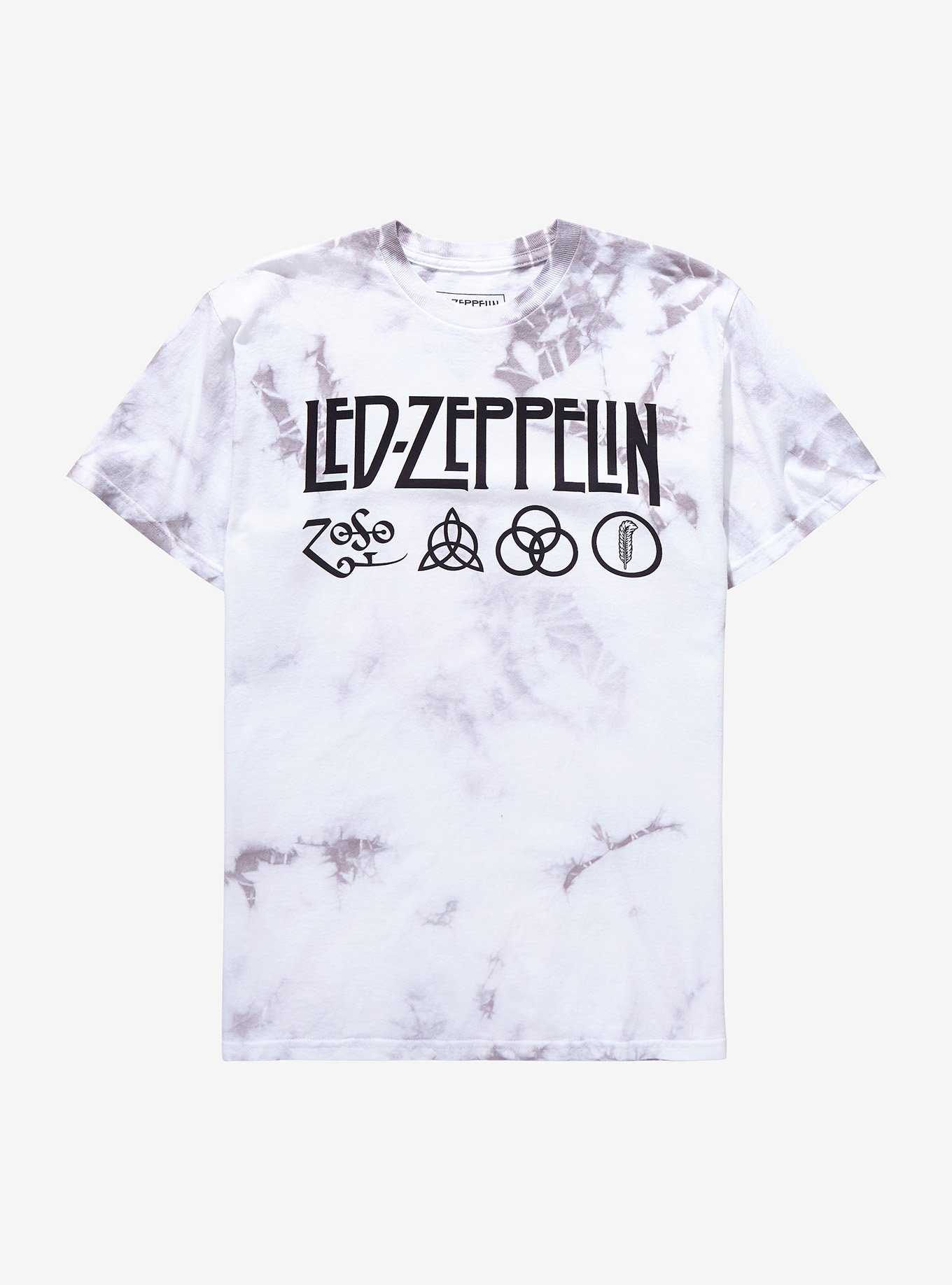 Led Zeppelin Zoso Logo Tie-Dye T-Shirt, , hi-res