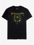 Megadeth Green Skull T-Shirt, BLACK, hi-res