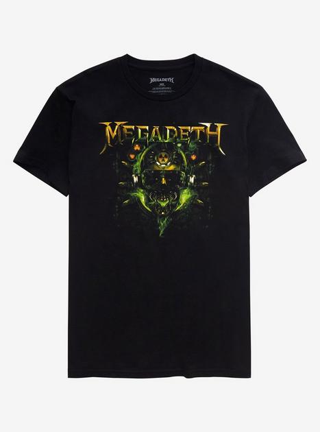 Megadeth Green Skull T-Shirt | Hot Topic