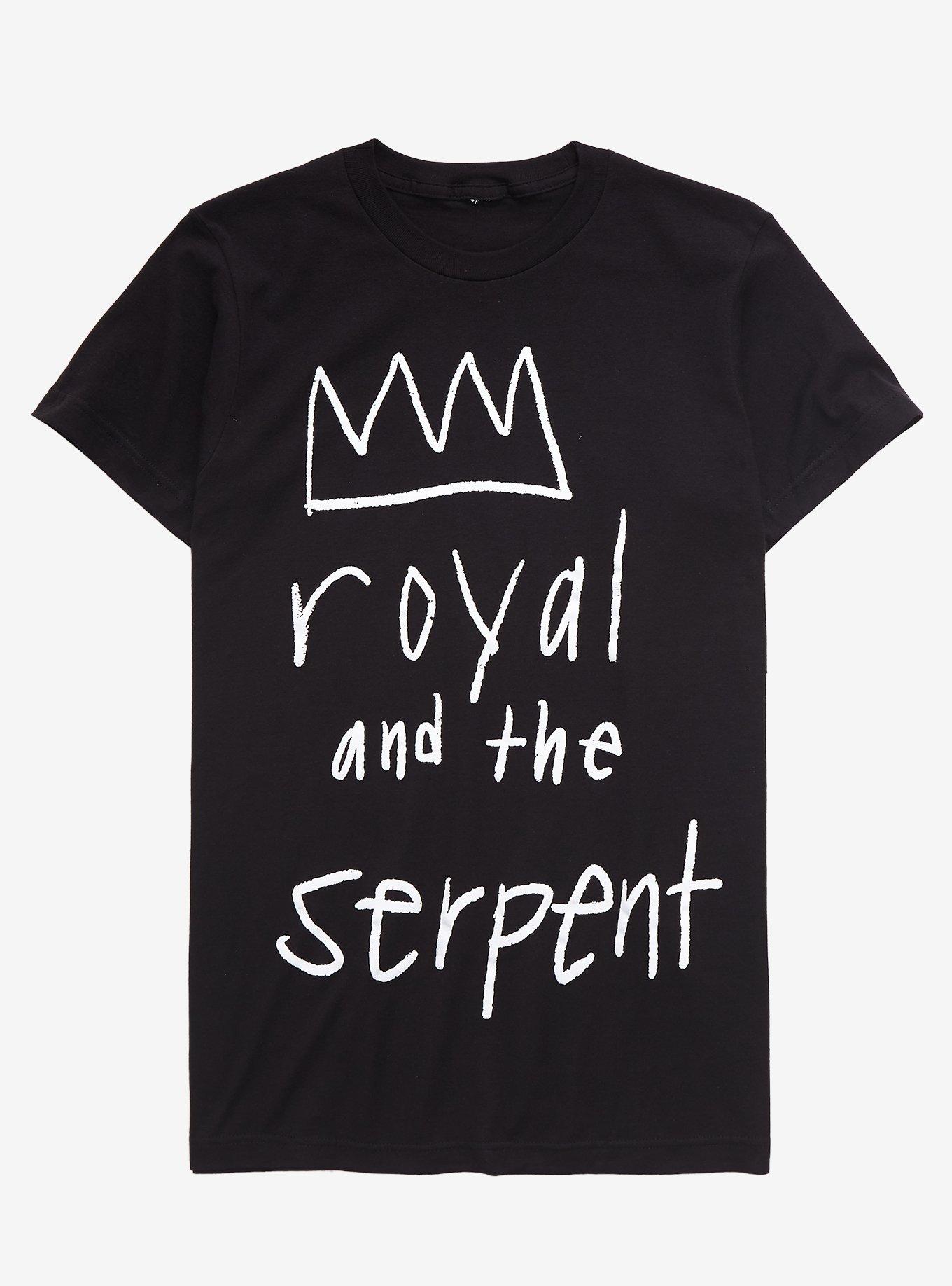 Royal & The Serpent Crown T-Shirt, BLACK, hi-res