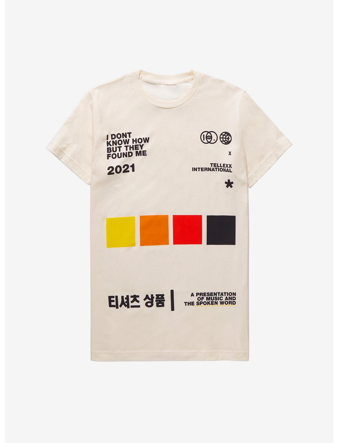 I Dont Know How But They Found Me Color Swatches T-Shirt, NATURAL, hi-res