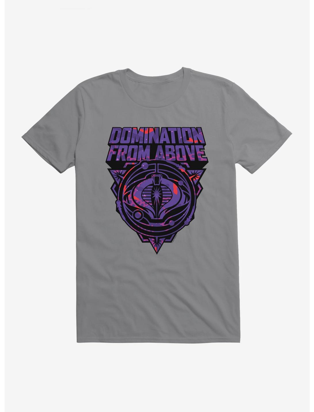 G.I. Joe Cobra Domination From Above Badge T-Shirt, STORM GREY, hi-res
