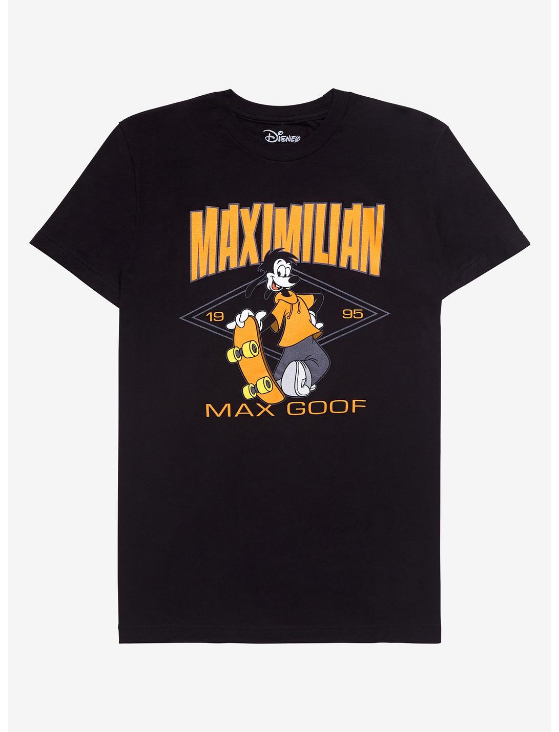 Disney A Goofy Movie Max Goof Skateboard T-Shirt - BoxLunch Exclusive, BLACK, hi-res
