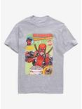 Marvel Deadpool Breakfast Cereal T-Shirt - BoxLunch Exclusive, HEATHER GREY, hi-res