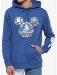 Our Universe Walt Disney World 50th Anniversary Attractions Hoodie, BLUE, hi-res