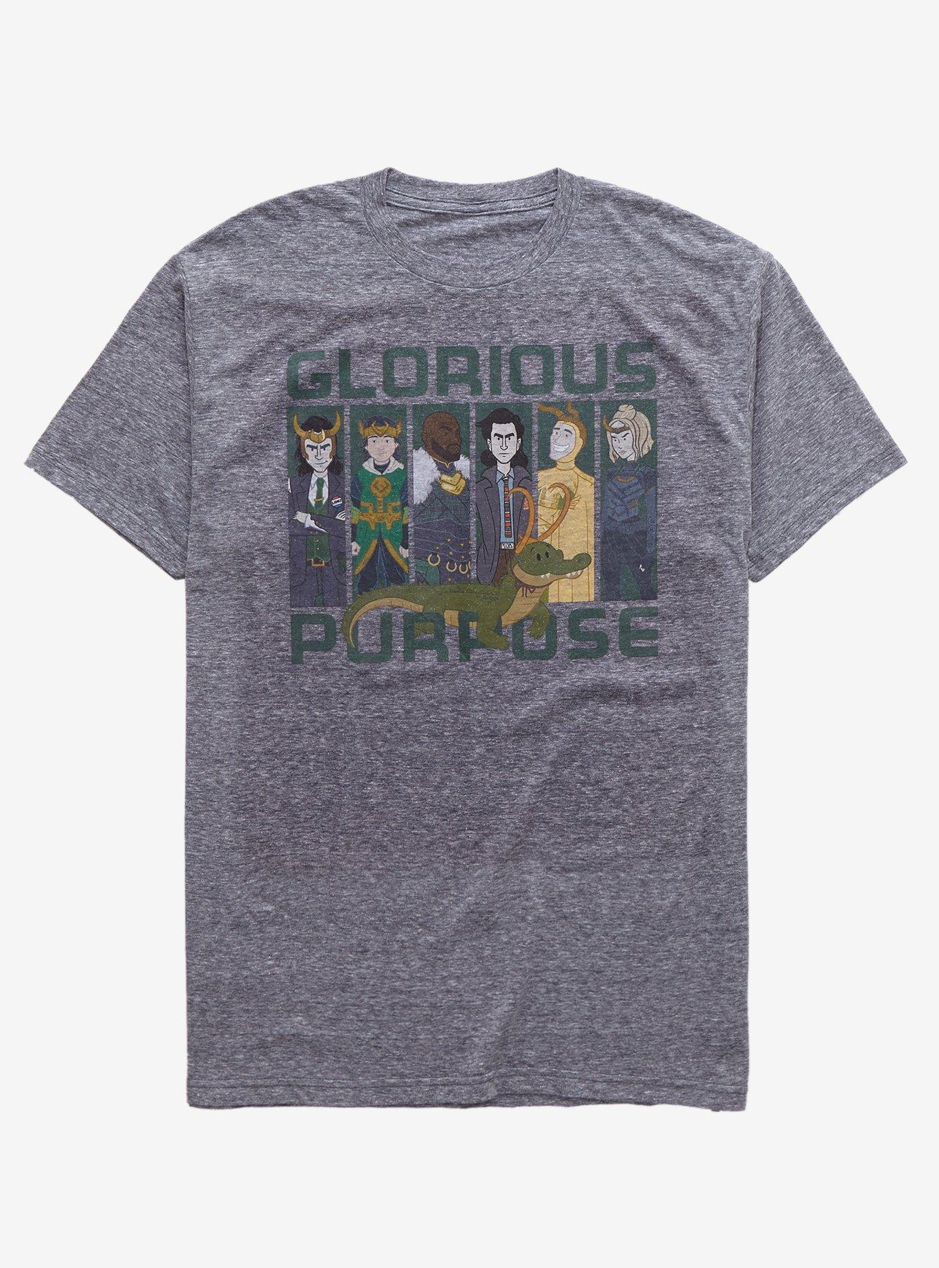 Marvel Loki Glorious Purpose Panel T-Shirt, MULTI, hi-res