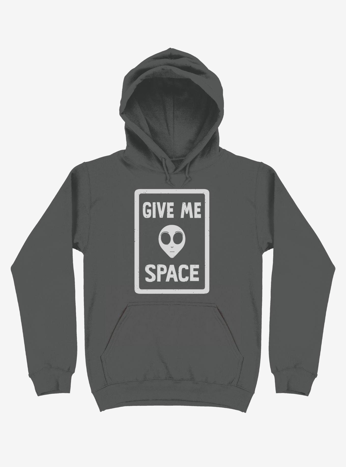 Give Me Space Alien Hoodie, ASPHALT, hi-res