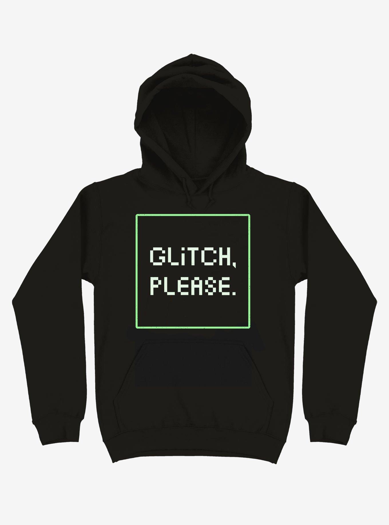 Glitch Please Hoodie, , hi-res