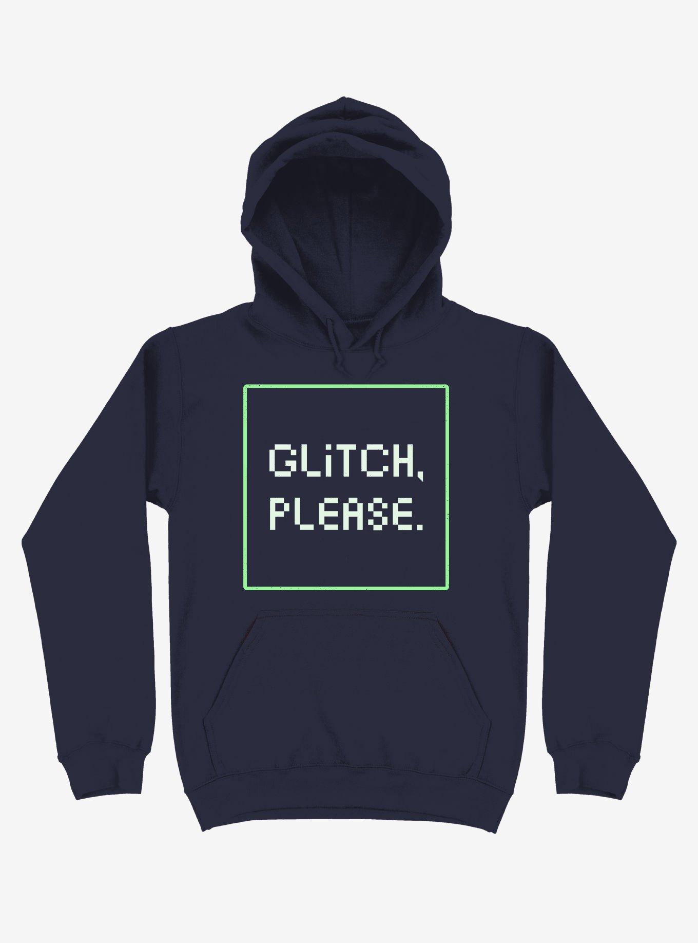 Glitch Please Hoodie, , hi-res