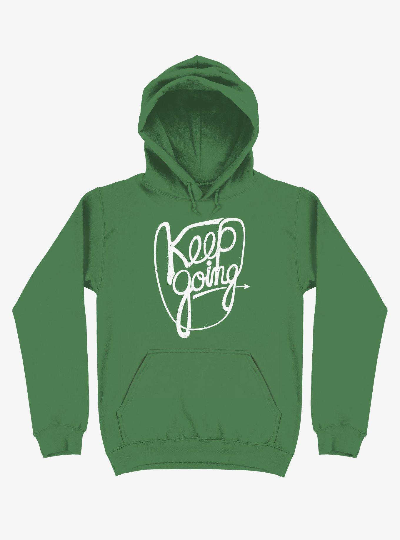 Keep Going Hoodie, KELLY GREEN, hi-res