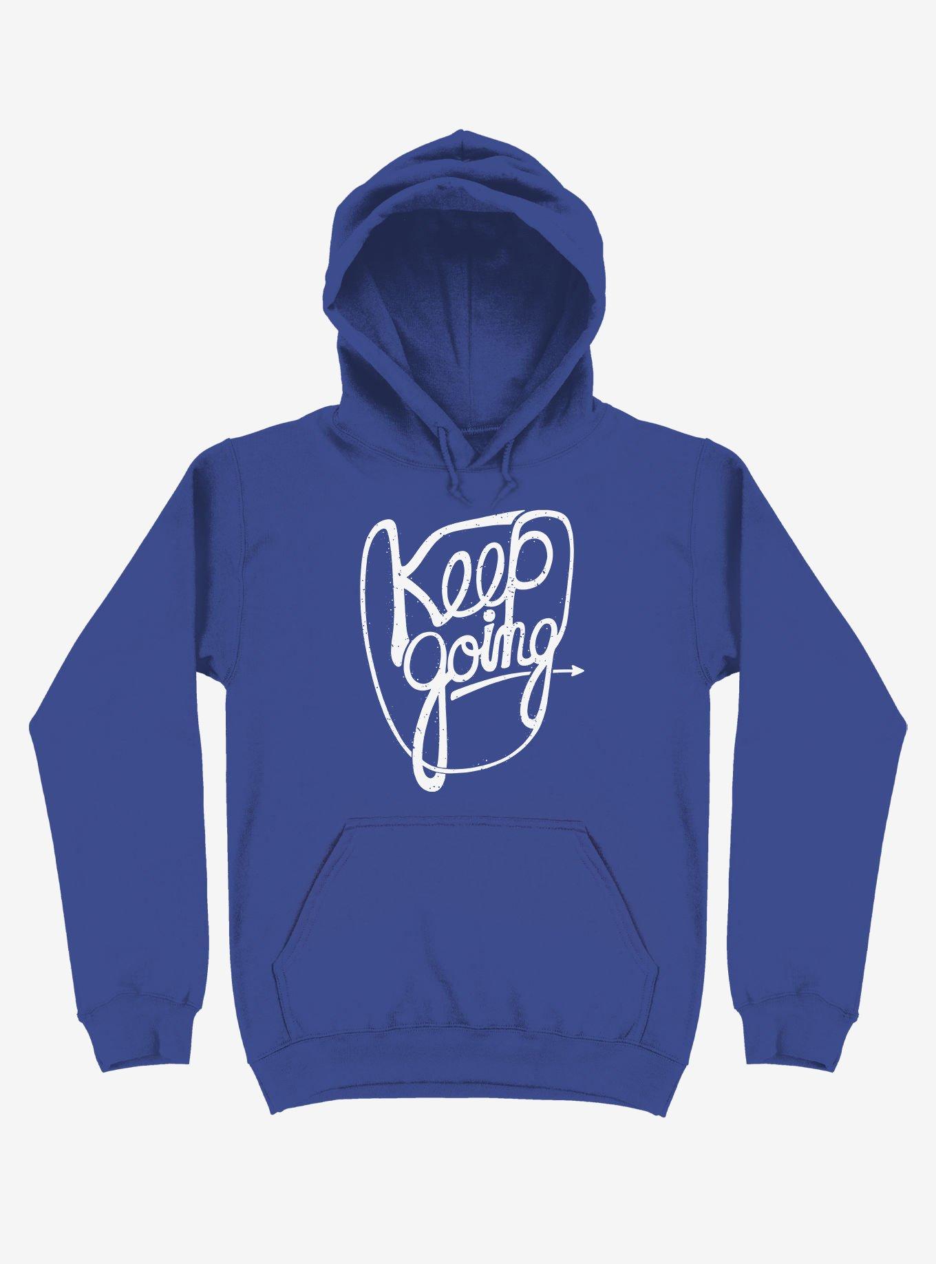 Keep Going Hoodie, ROYAL, hi-res