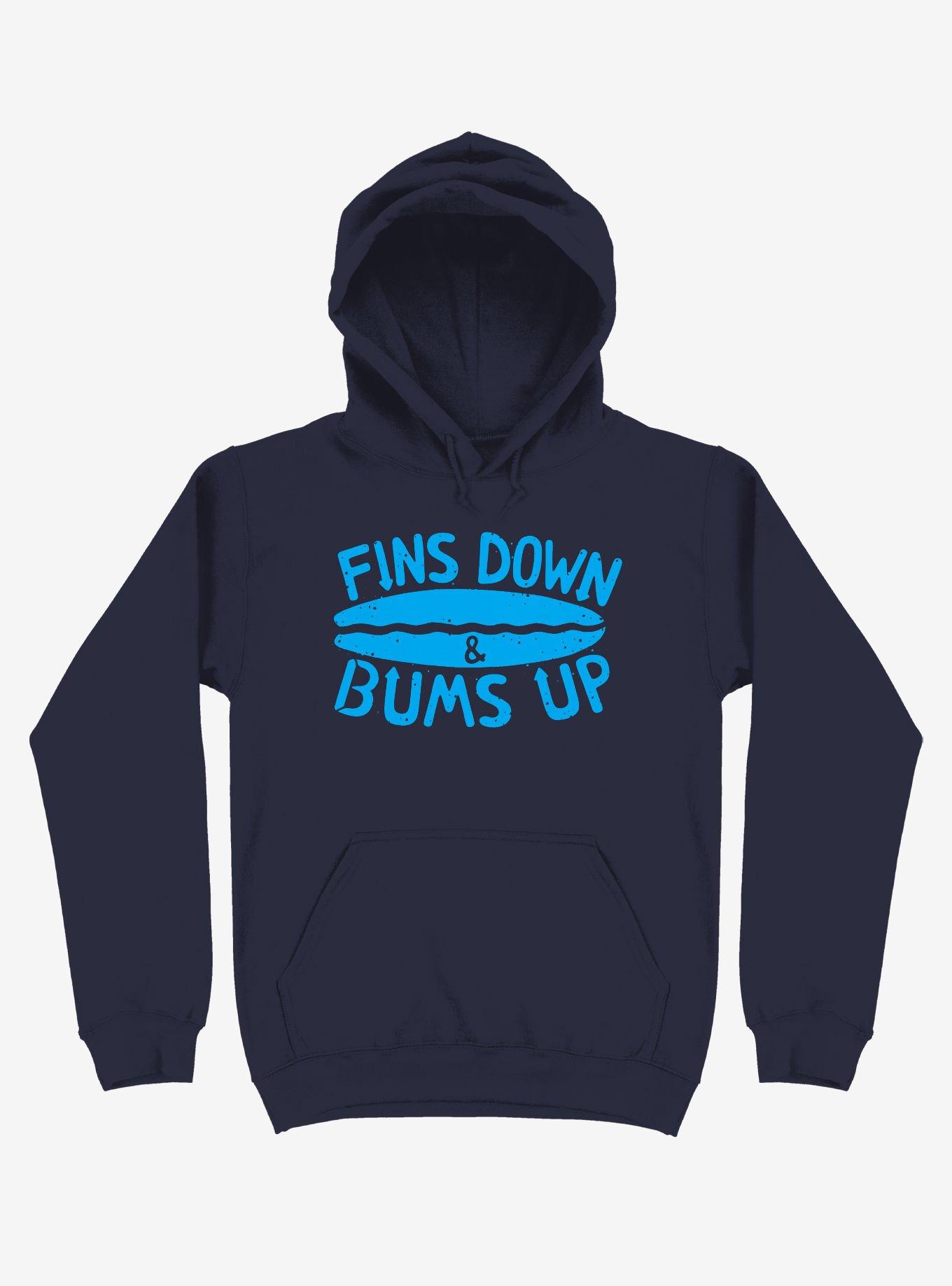 Fins Down And Bums Up Hoodie, , hi-res