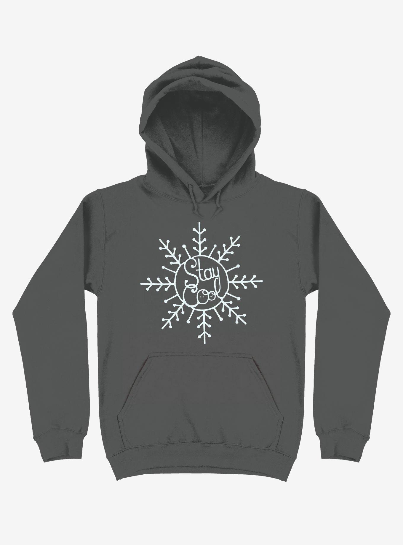 Stay Cool Snowflake Hoodie, ASPHALT, hi-res