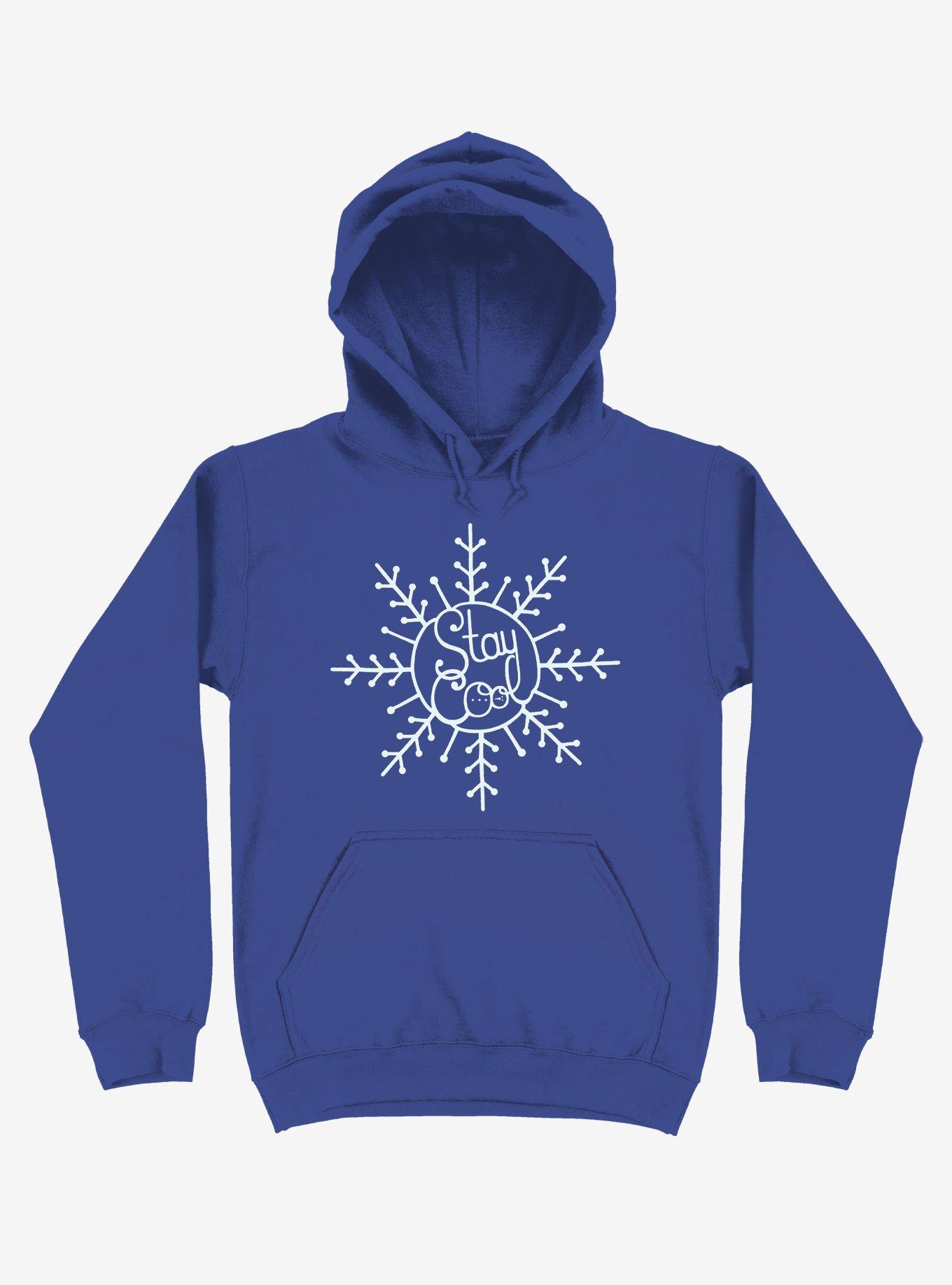 Stay Cool Snowflake Hoodie, ROYAL, hi-res