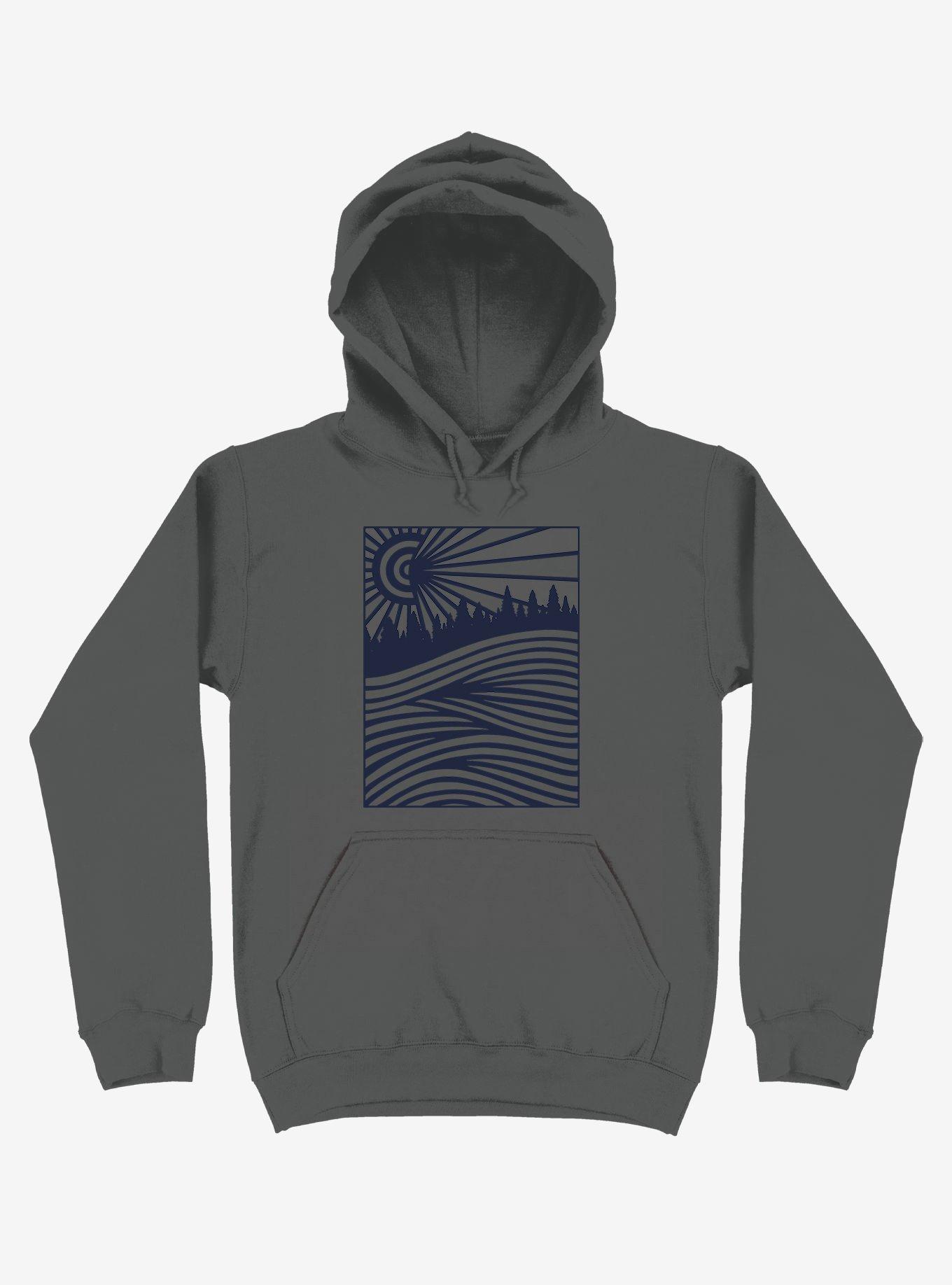 Summer Nights Art Hoodie, ASPHALT, hi-res