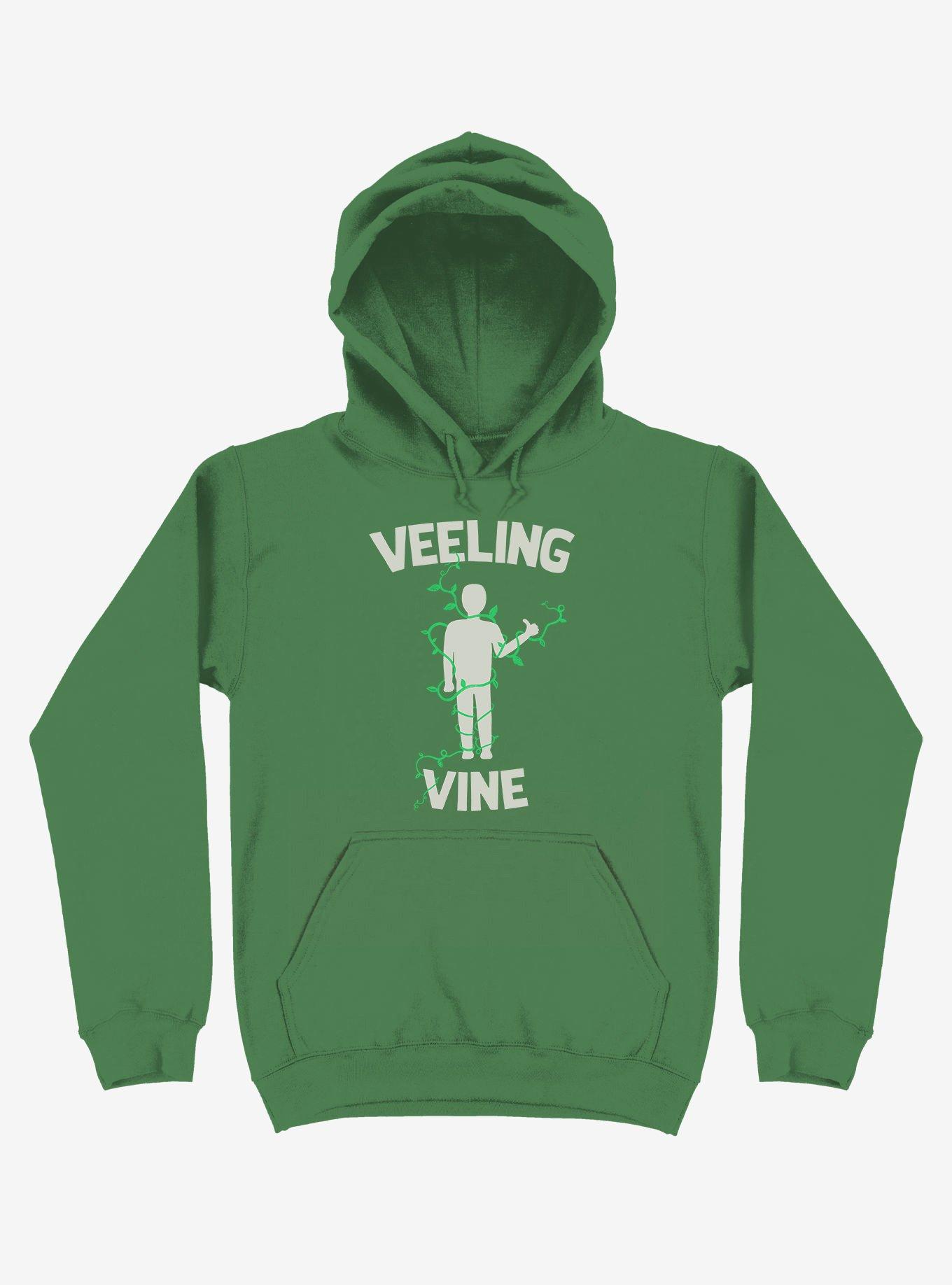 Veeling Vine Plants Hoodie, KELLY GREEN, hi-res