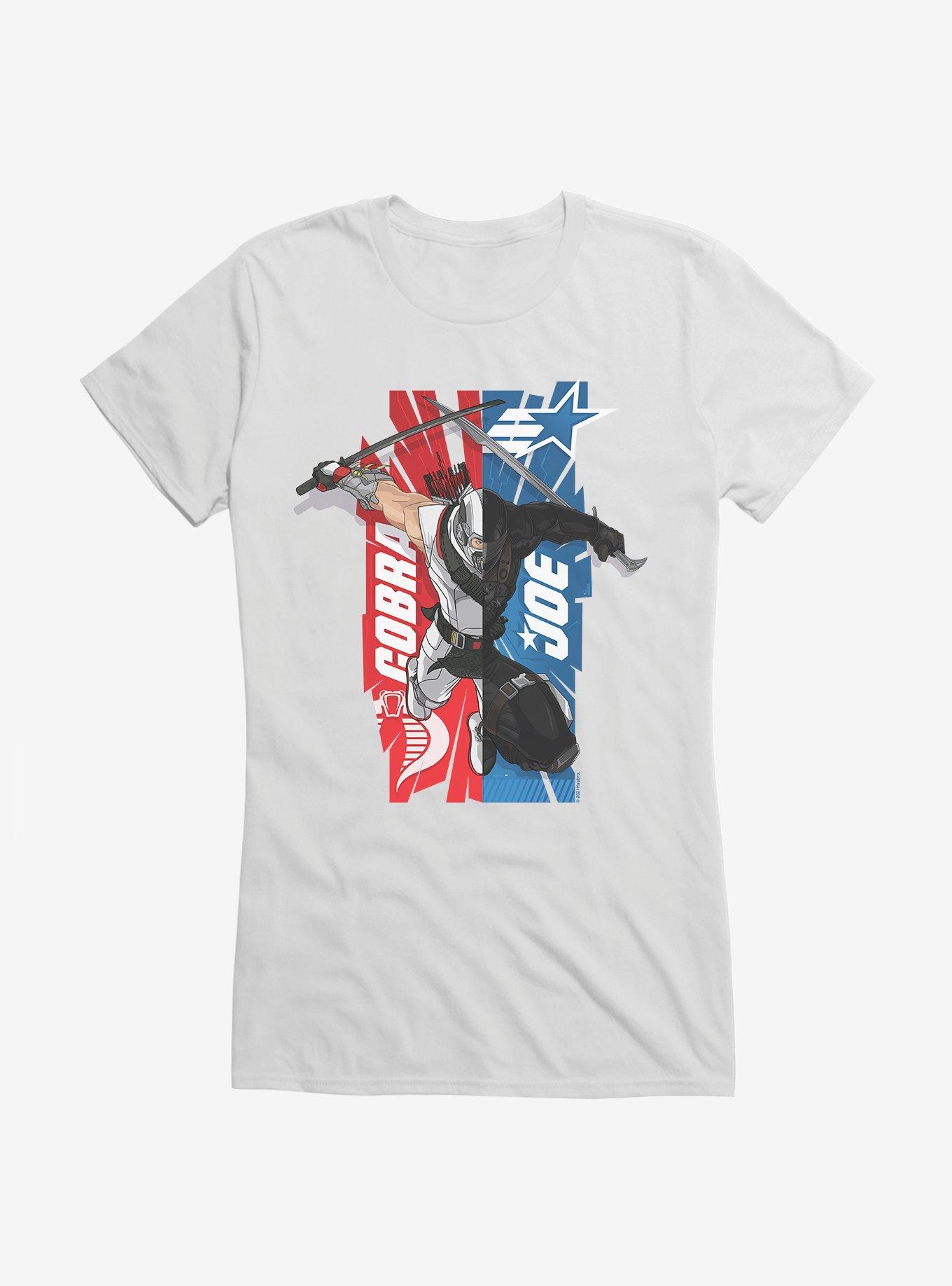 G.I. Joe Half Storm Shadow Half Snake Eyes Girls T-Shirt, , hi-res