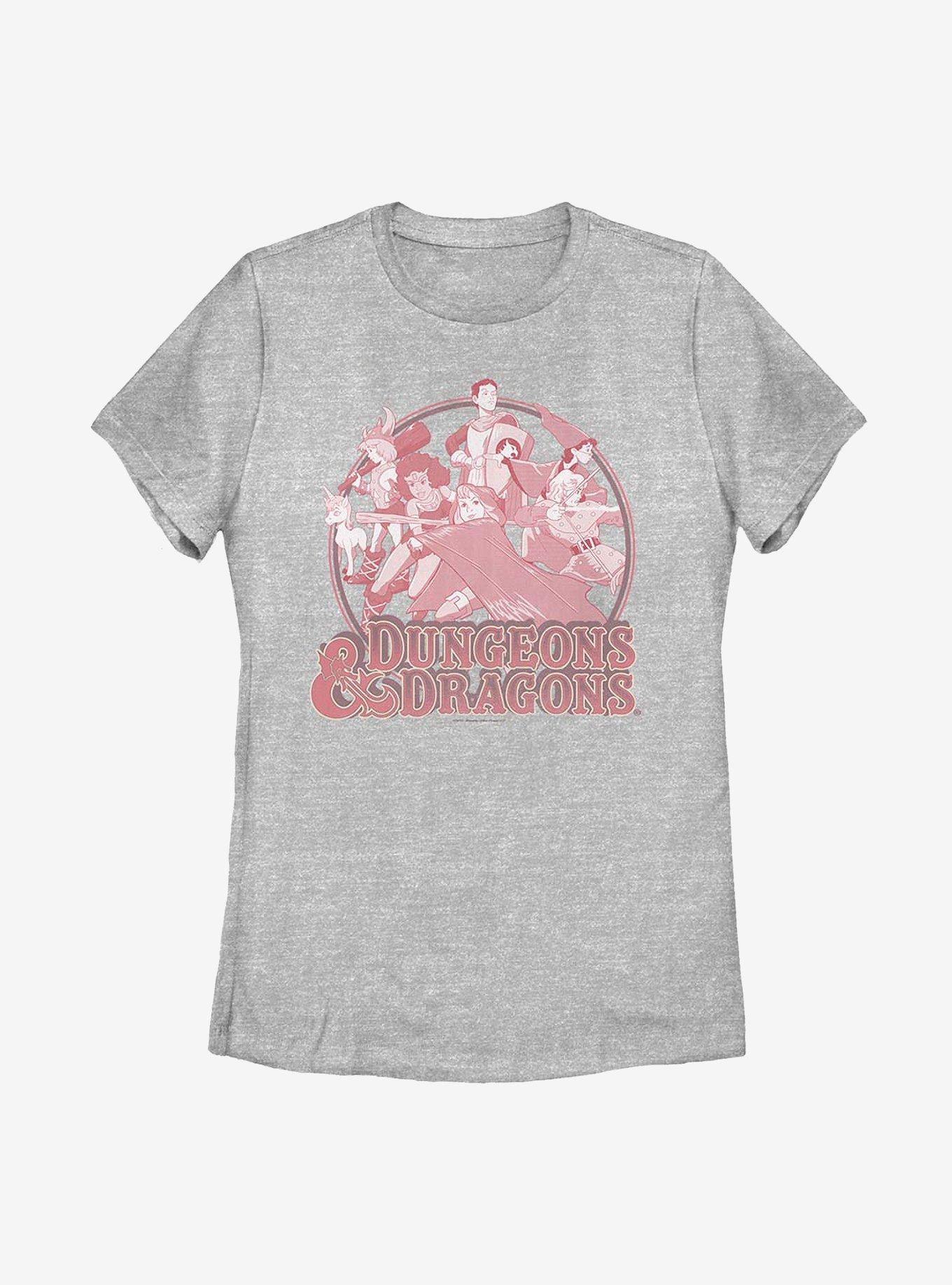 Dungeons & Dragons Group Badge Womens T-Shirt, ATH HTR, hi-res