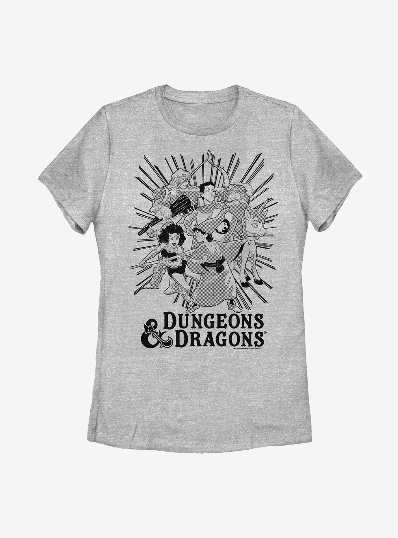 Dungeons & Dragons Group Ray Womens T-Shirt, , hi-res