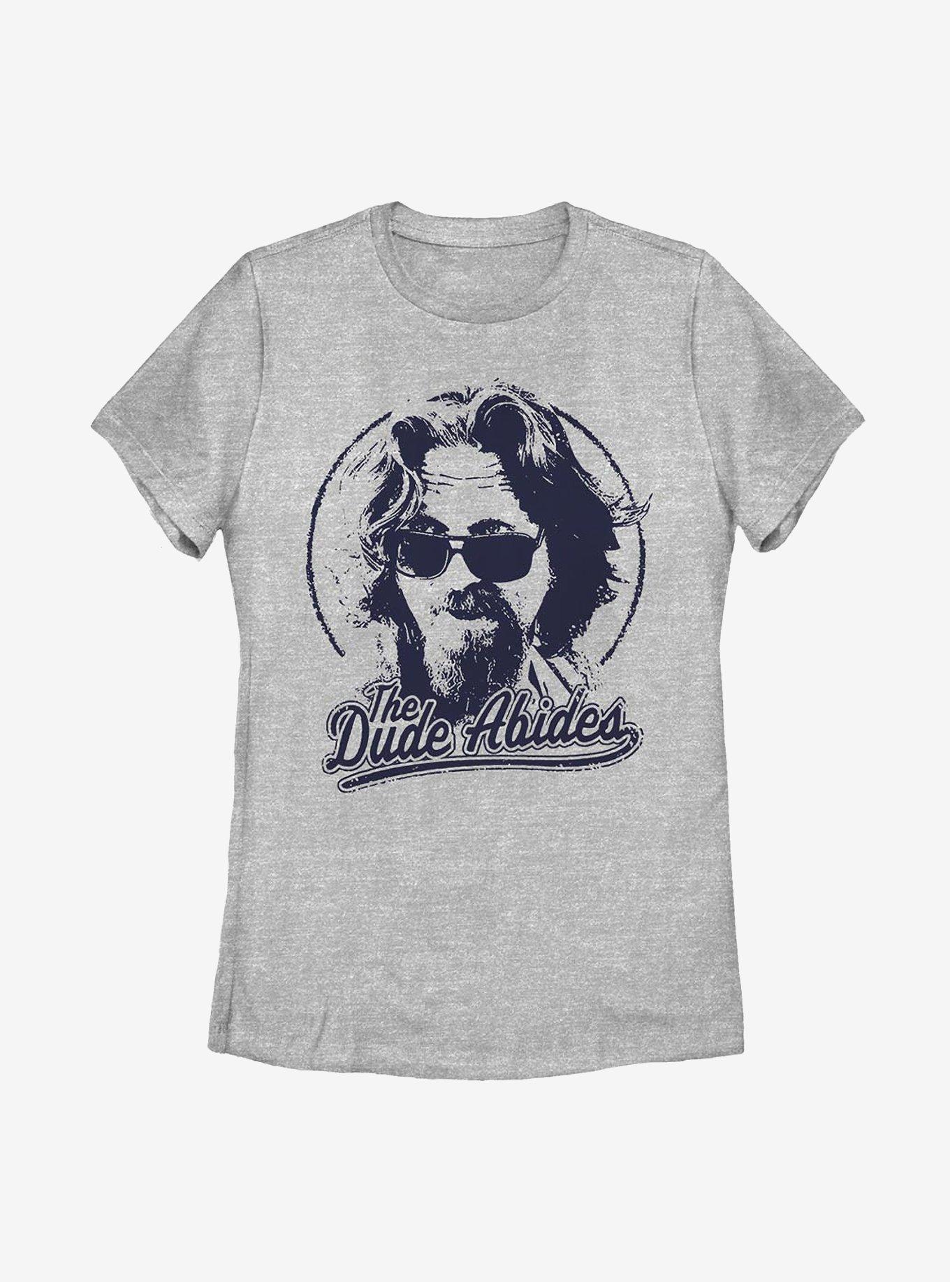 The Big Lebowski Abides Womens T-Shirt, ATH HTR, hi-res