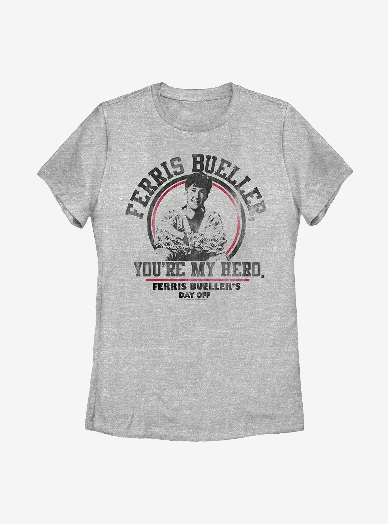 Ferris Bueller's Day Off Hero Womens T-Shirt, ATH HTR, hi-res