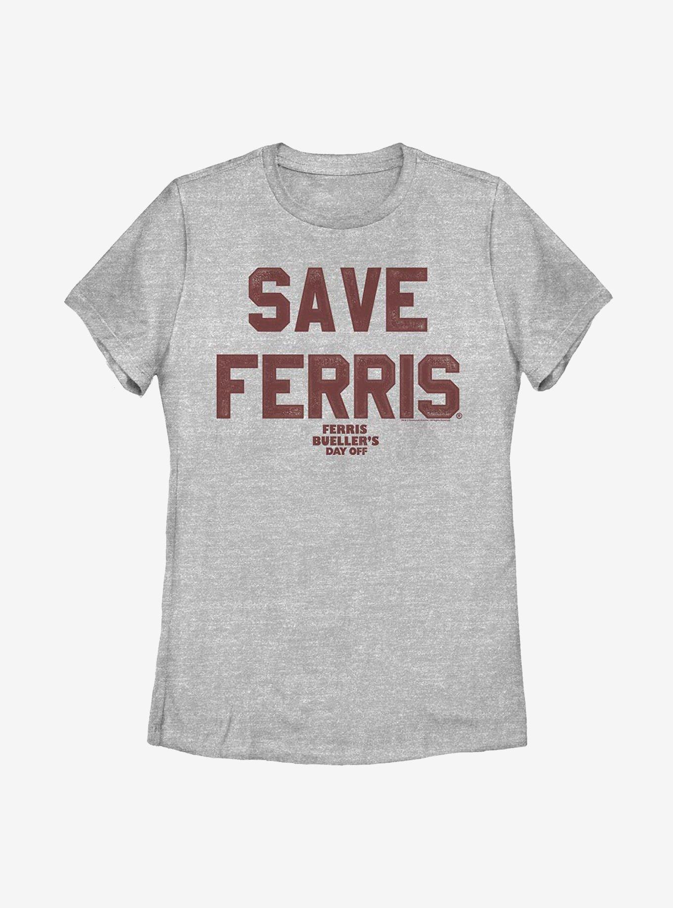 Ferris Bueller's Day Off Save Him Now Womens T-Shirt, ATH HTR, hi-res