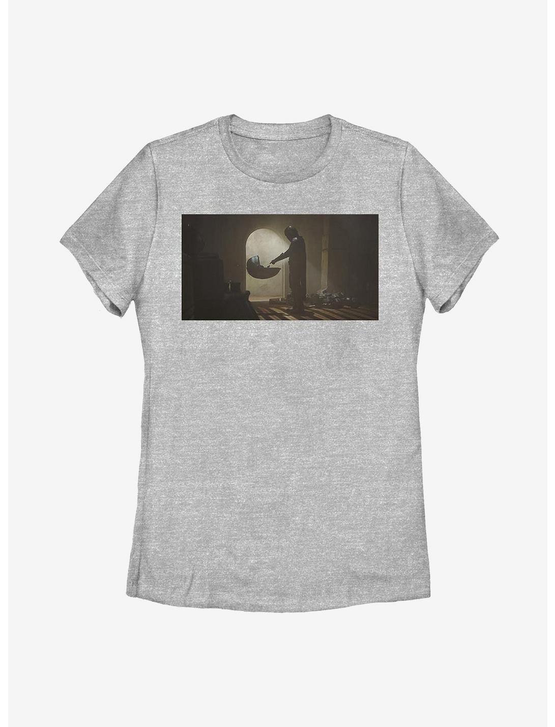 The Mandalorian Simple Scene Womens T-Shirt, ATH HTR, hi-res