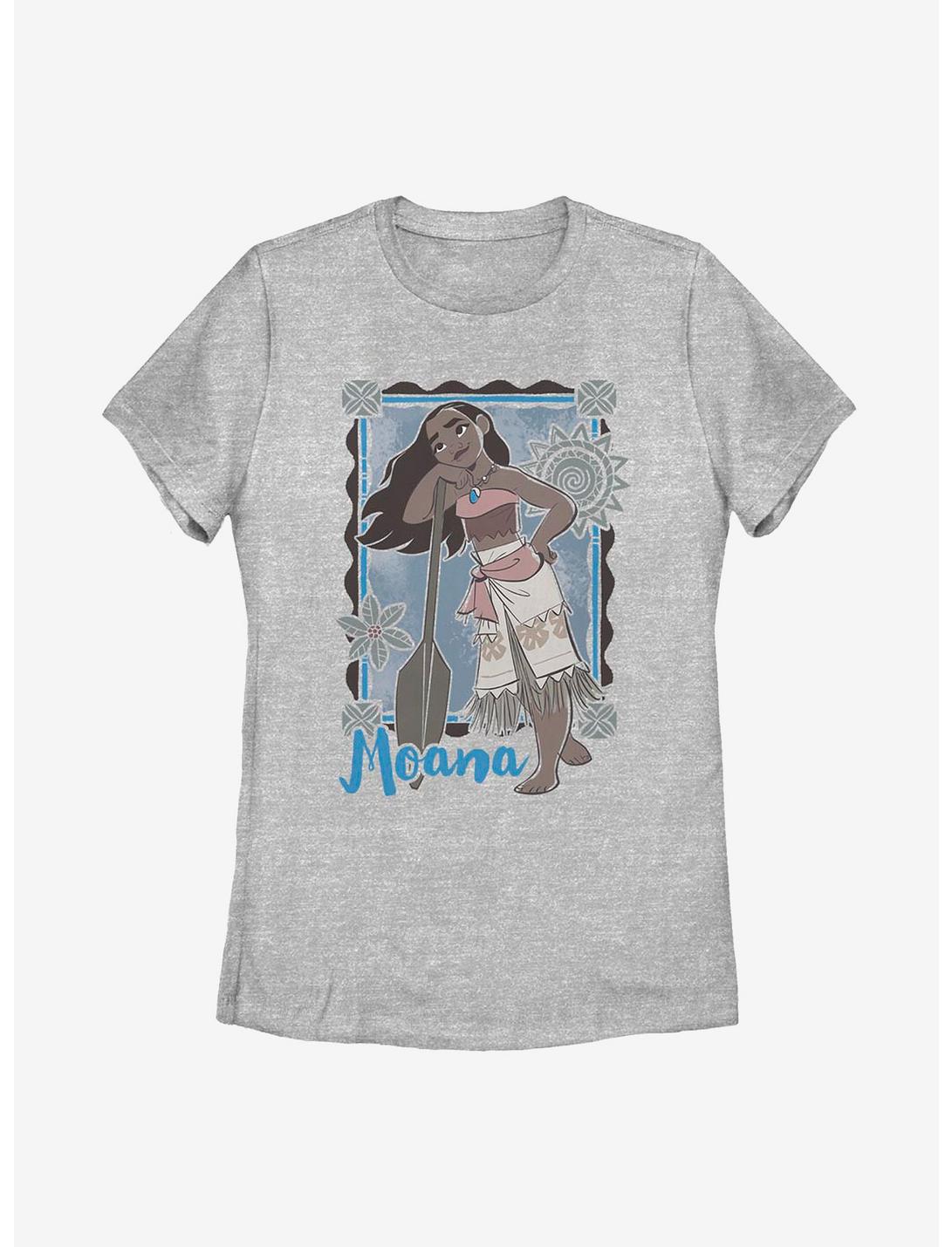 Disney Moana Lean Womens T-Shirt, ATH HTR, hi-res