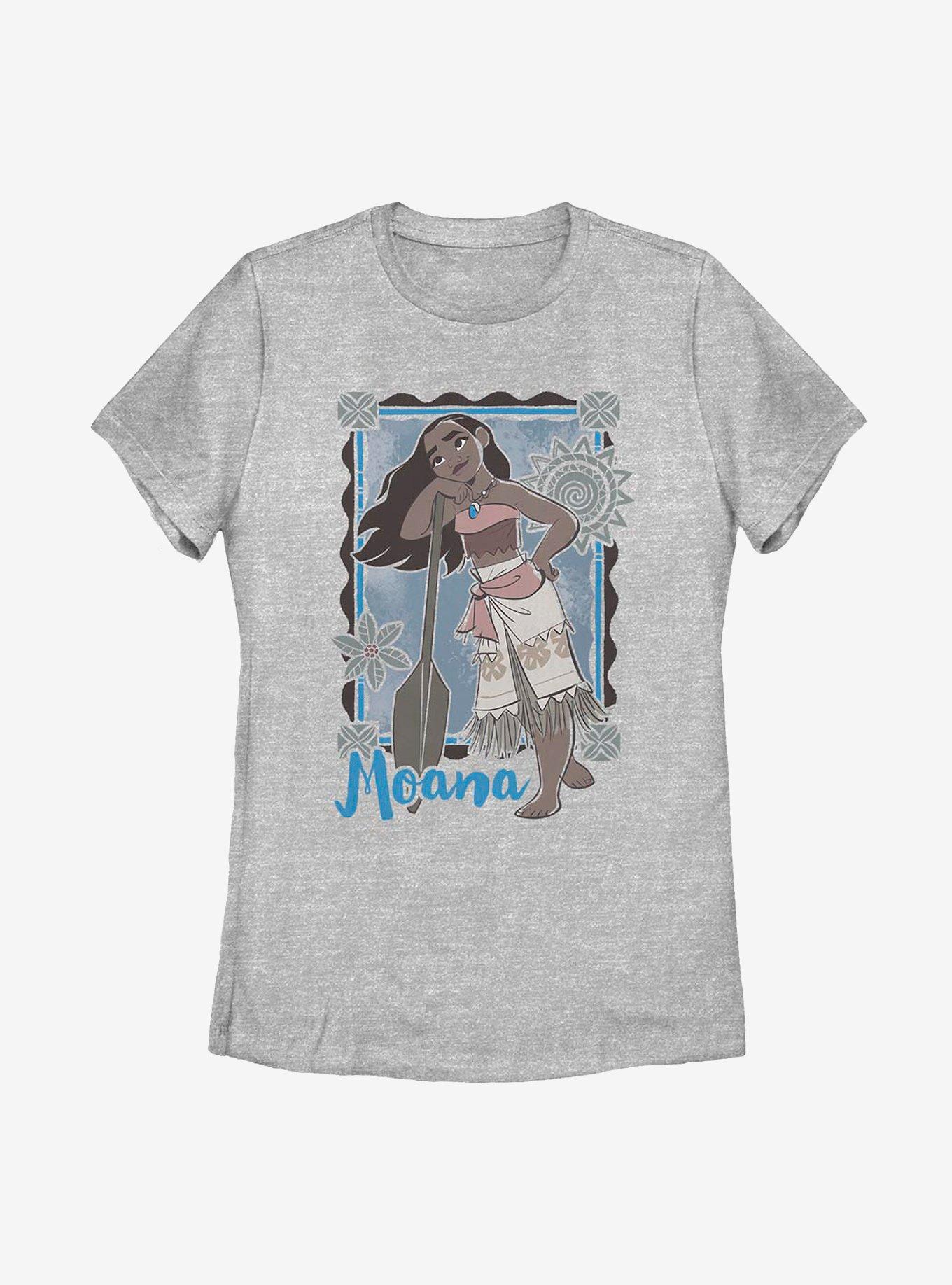 Disney Moana Lean Womens T-Shirt, ATH HTR, hi-res