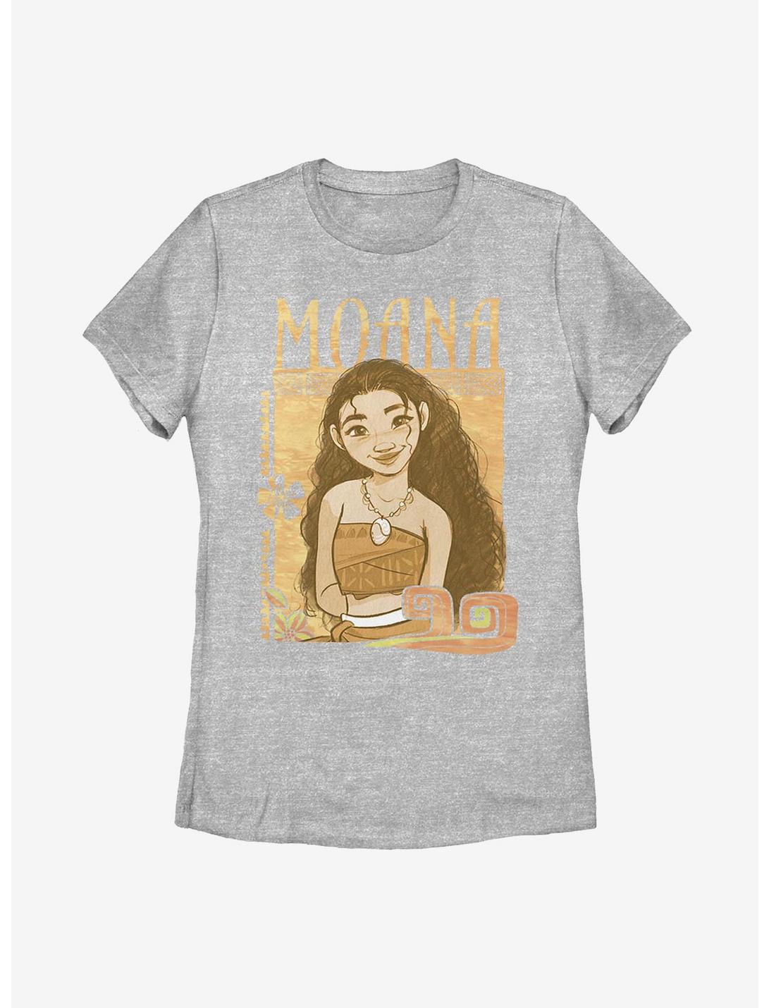 Disney Moana Smile Womens T-Shirt, ATH HTR, hi-res