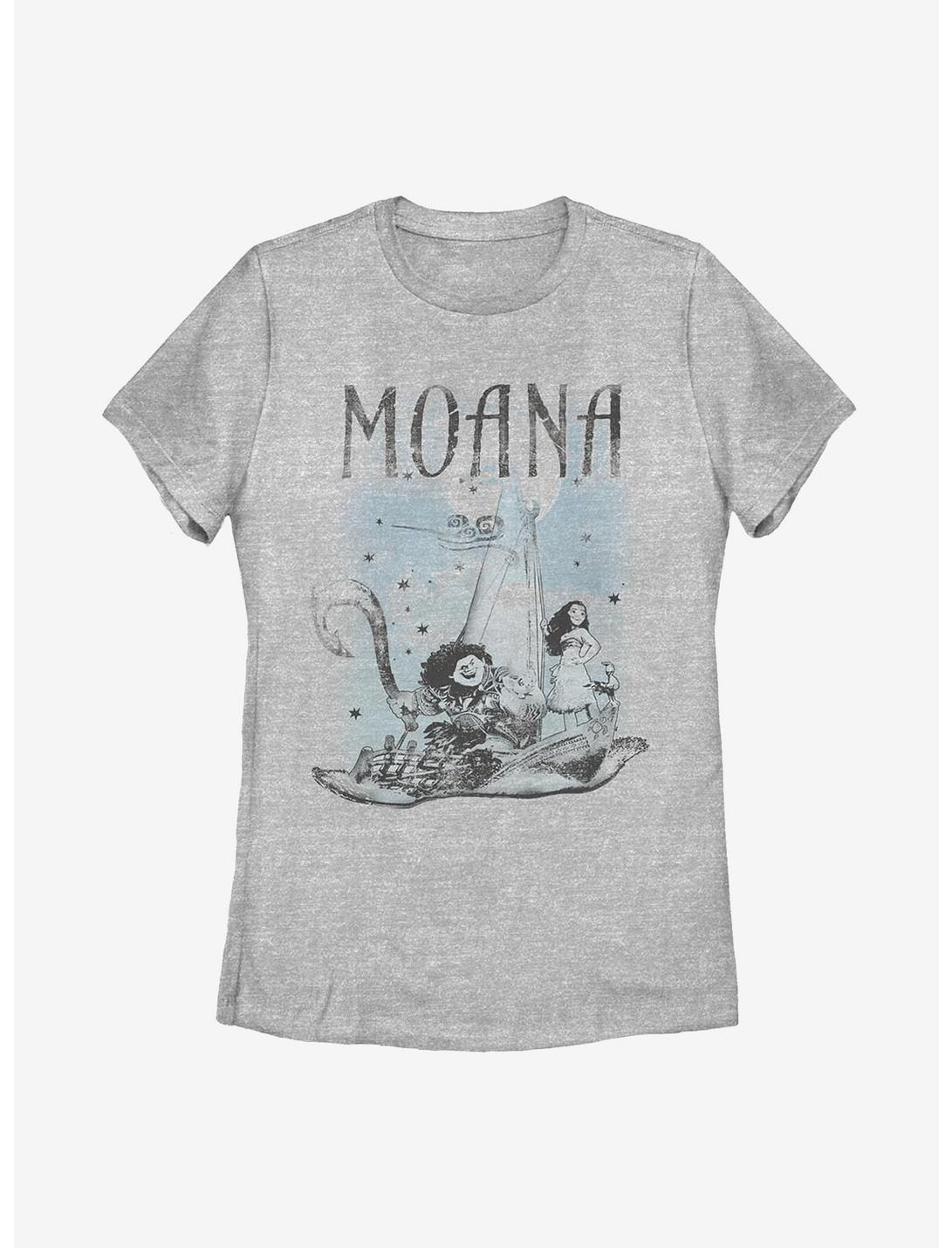 Disney Moana Sea Adventure Womens T-Shirt, ATH HTR, hi-res