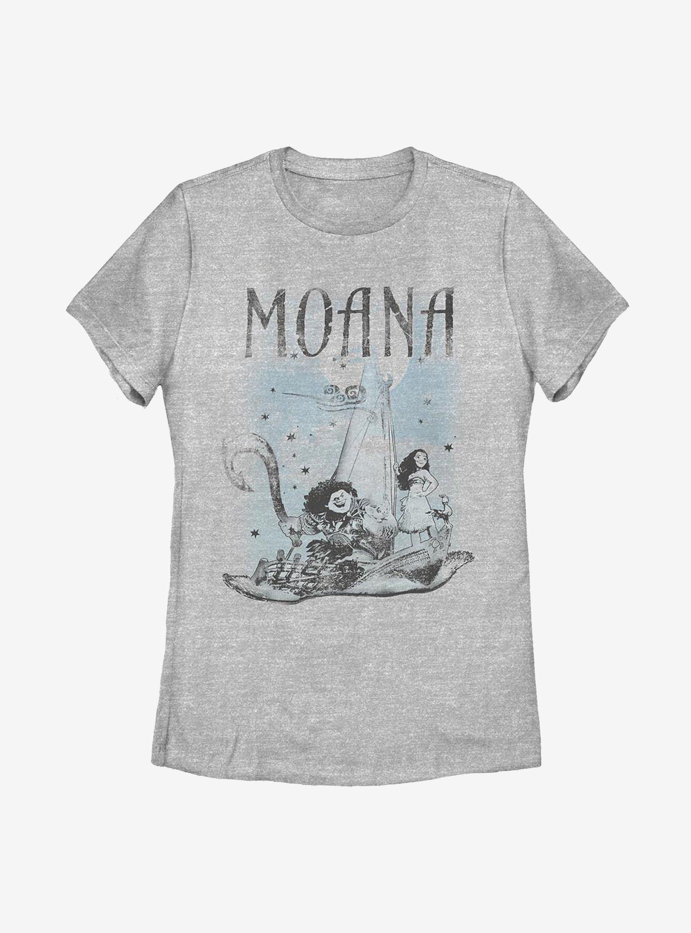 Disney Moana Sea Adventure Womens T-Shirt, ATH HTR, hi-res