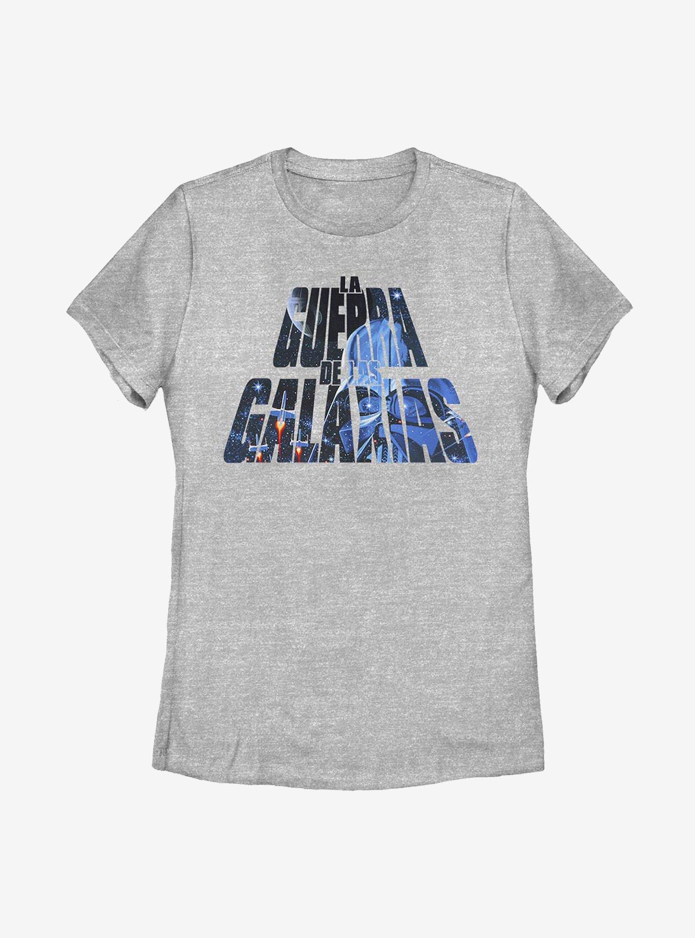 Star Wars De Las Galaxias Womens T-Shirt, ATH HTR, hi-res