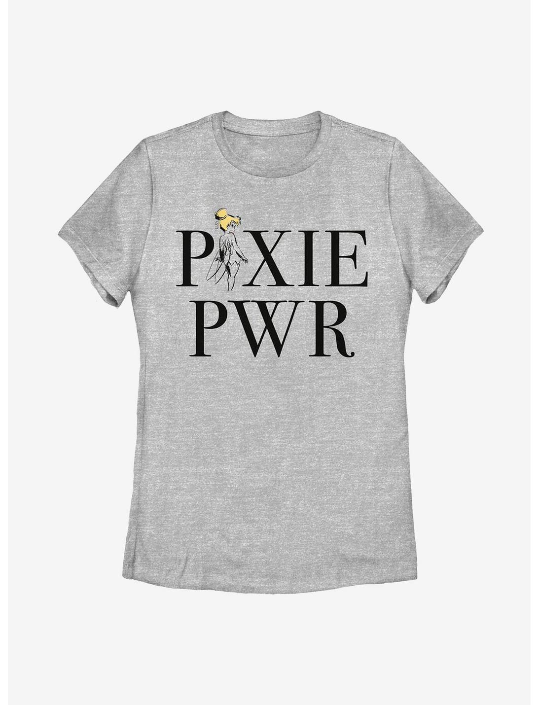 Disney Tinker Bell Pixie Power Sparkle Womens T-Shirt, ATH HTR, hi-res