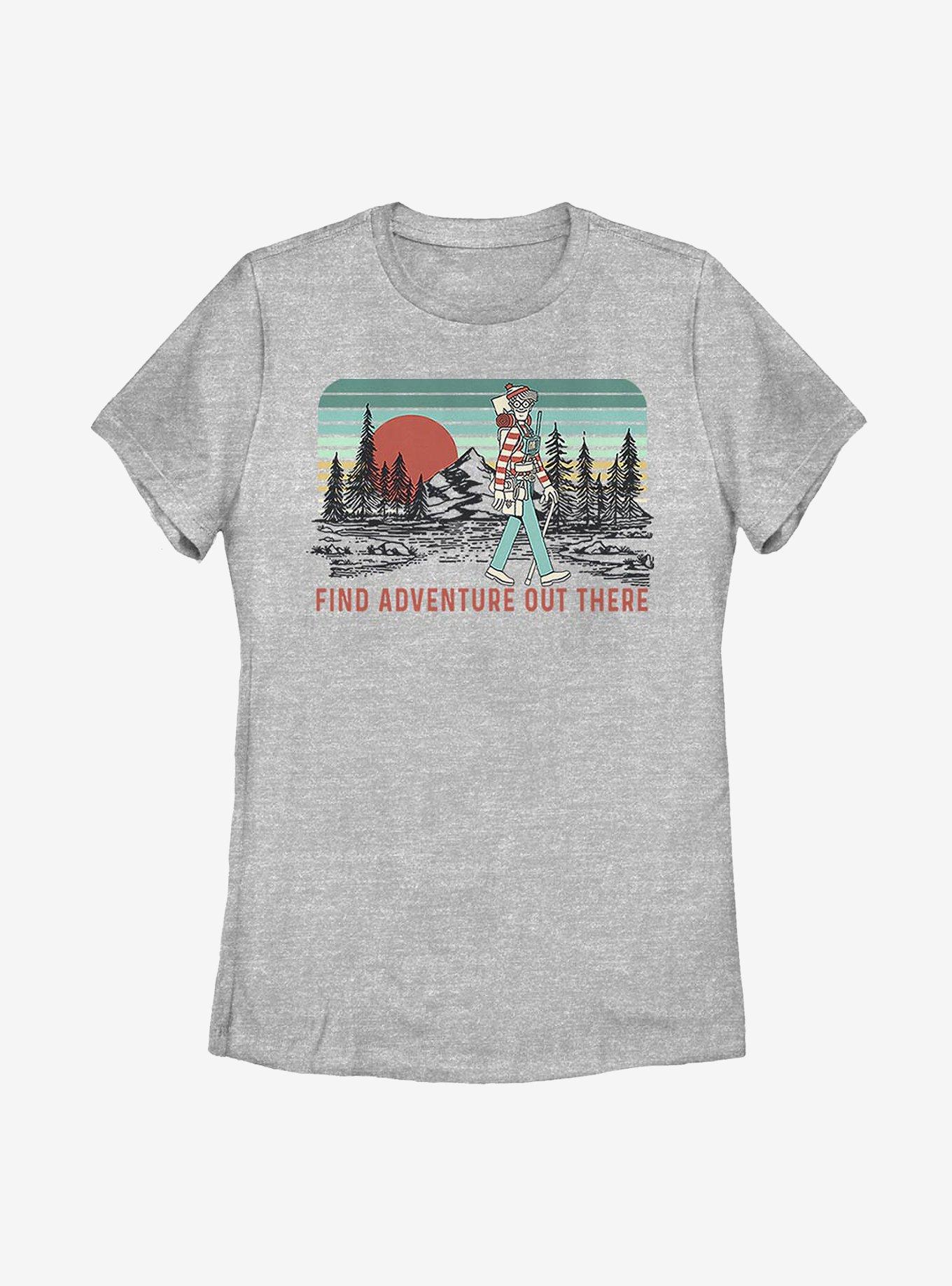 Where's Waldo Adventure Womens T-Shirt, ATH HTR, hi-res