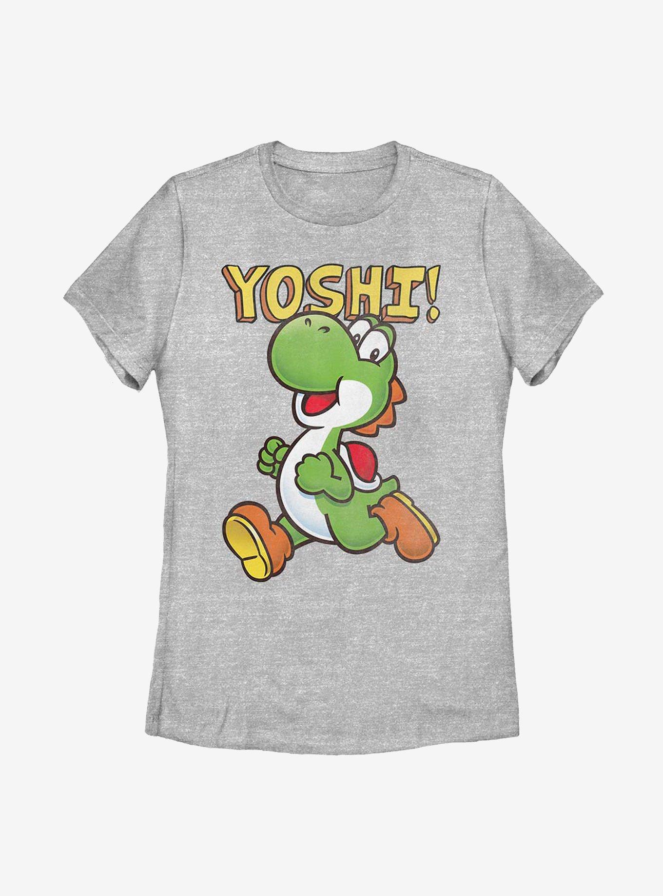 Nintendo Super Mario Yoshi It's Yoshi Womens T-Shirt, ATH HTR, hi-res