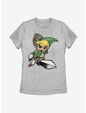 The Legend Of Zelda Link Attack Womens T-Shirt, , hi-res
