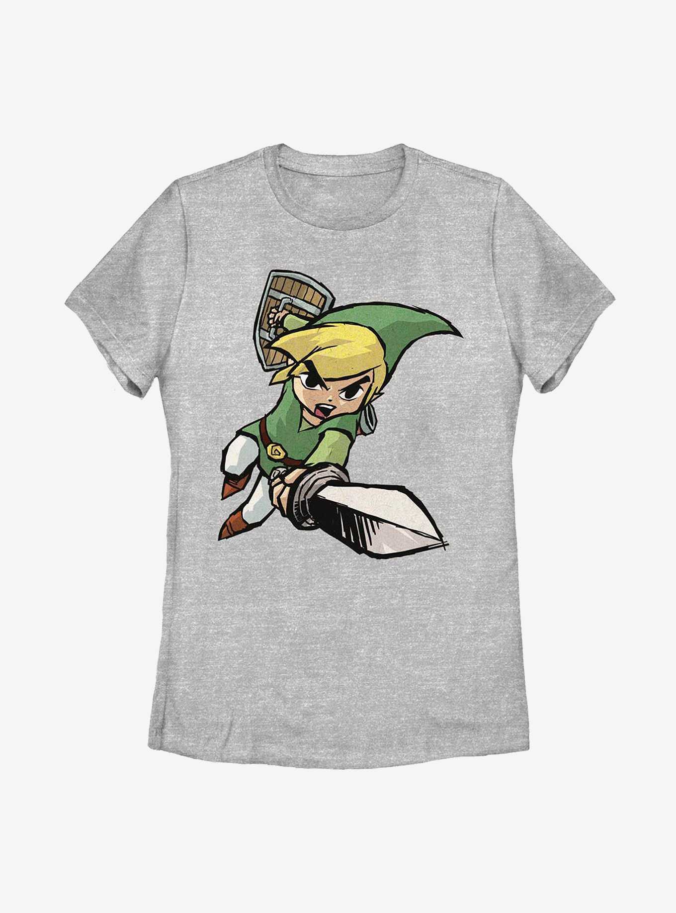 The Legend Of Zelda Link Attack Womens T-Shirt, , hi-res