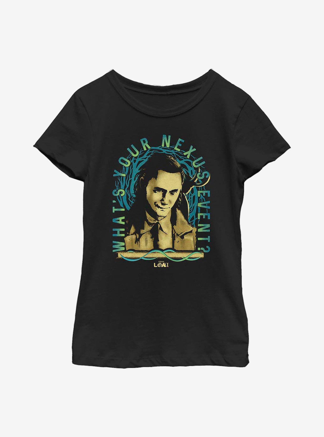 Marvel Loki Clocks Ticking Youth Girls T-Shirt, , hi-res