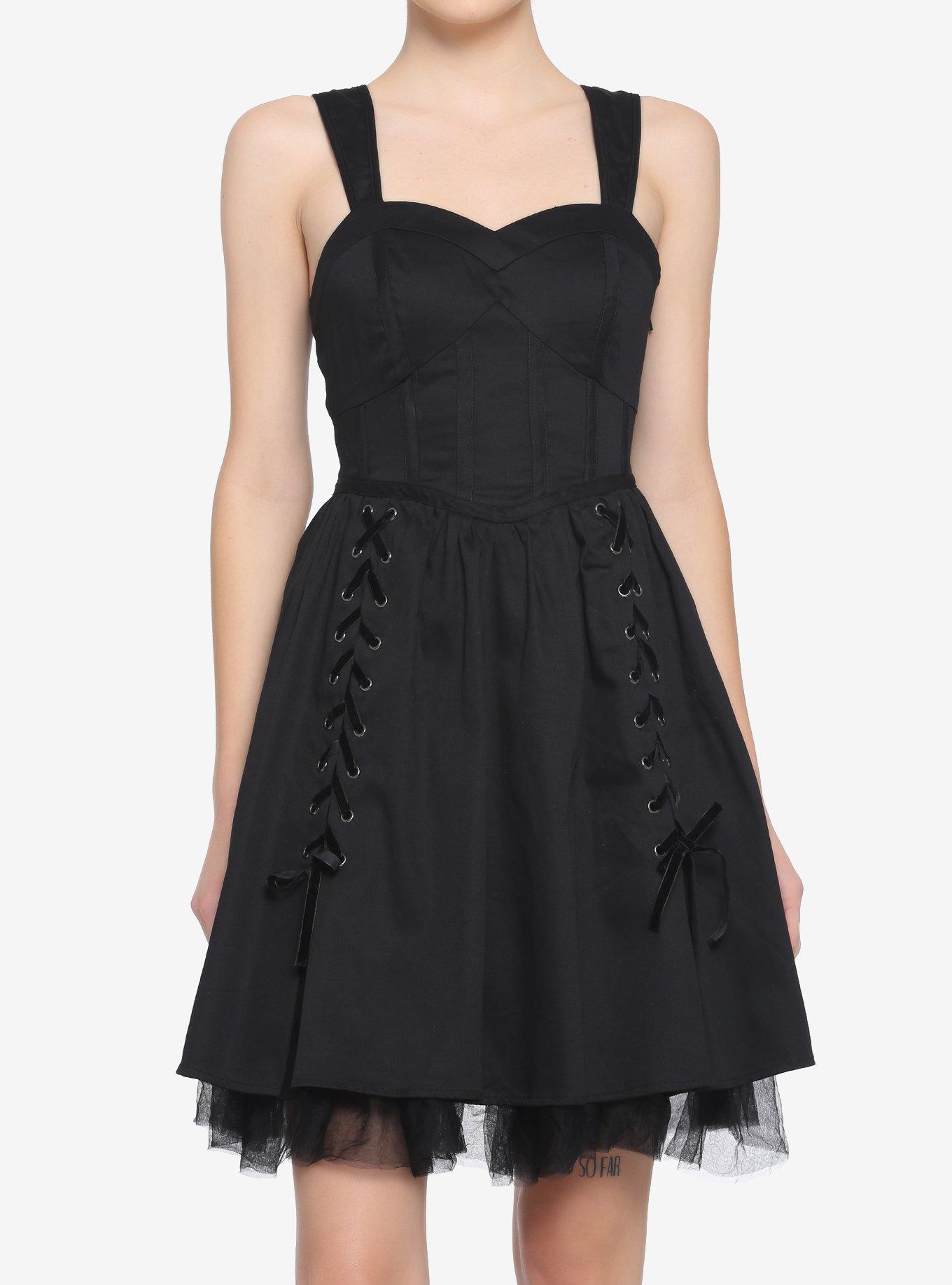 Black Corset Dress Hot Topic