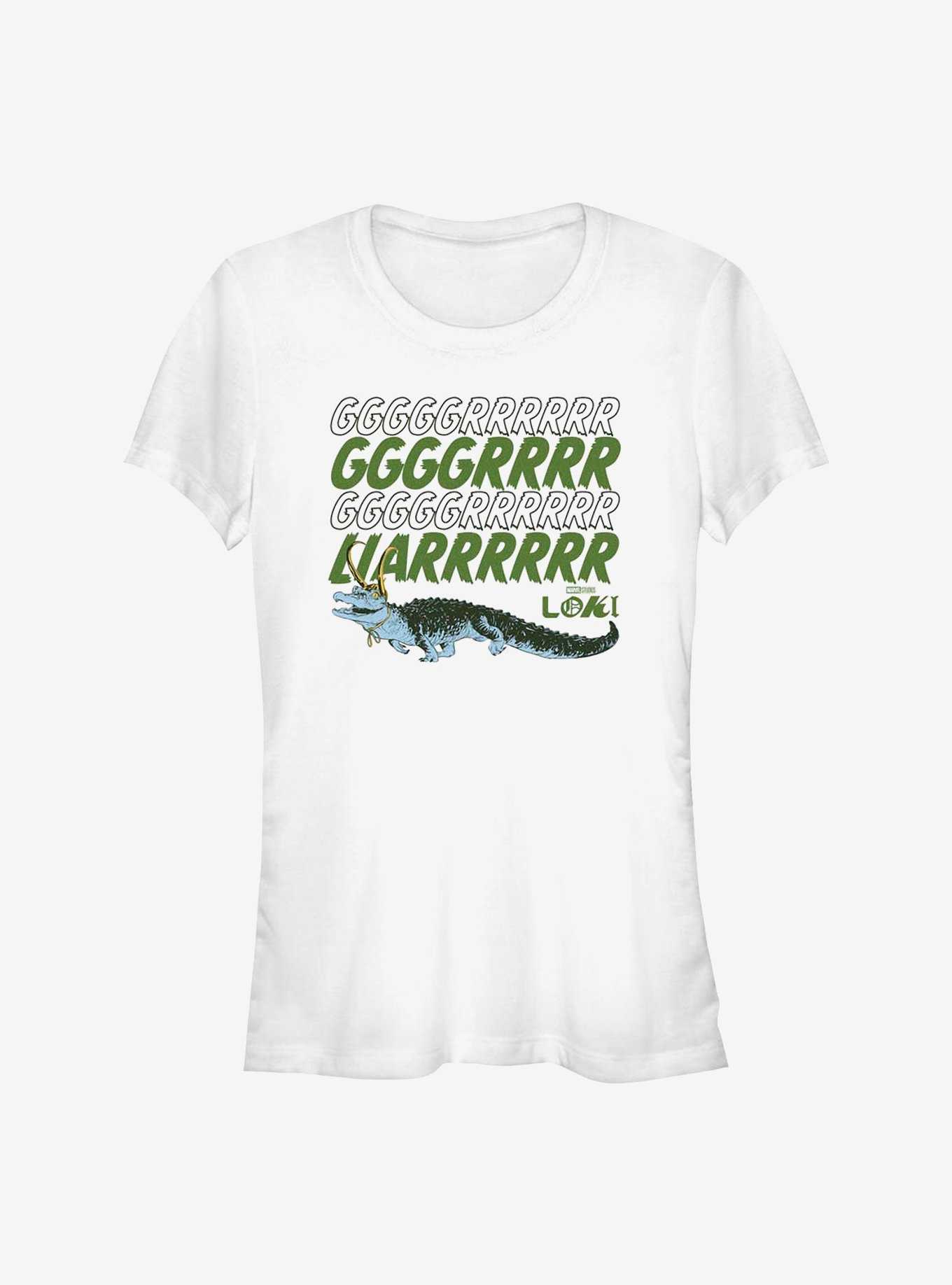 Marvel Loki Grrr Liar Alligator Girls T-Shirt, , hi-res