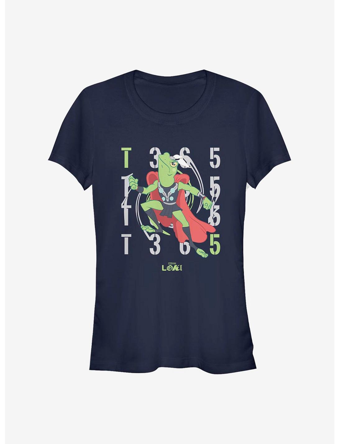 Marvel Loki Alligator T365 Girls T-Shirt, NAVY, hi-res