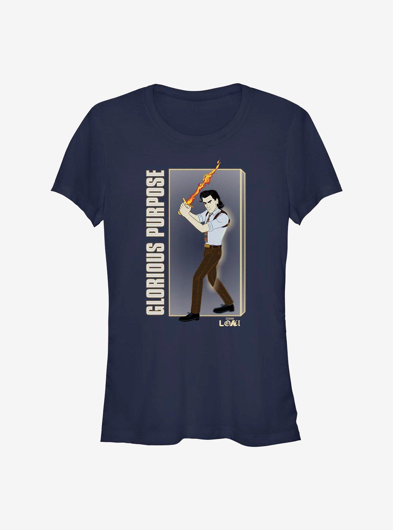 Marvel Loki Glorious Purpose Cartoon T-Shirt