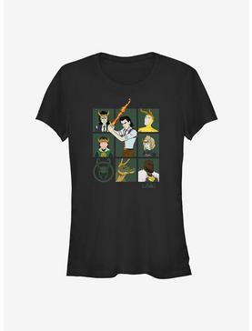 Marvel Loki Cartoon Loki's Girls T-Shirt, BLACK, hi-res